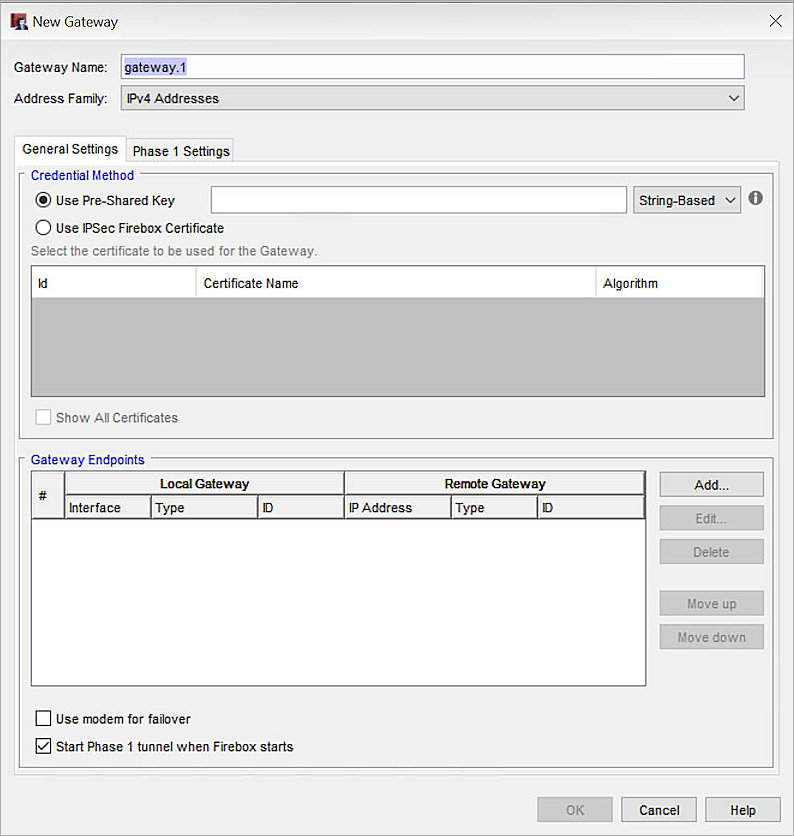 Screenshot of Firebox WSM configure 1